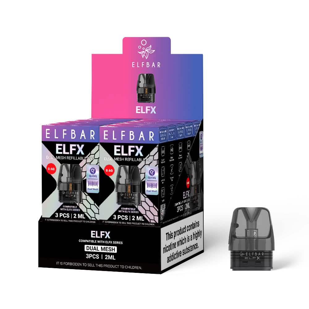 ElfX Pro 2ml Empty Pod - 3pcs
