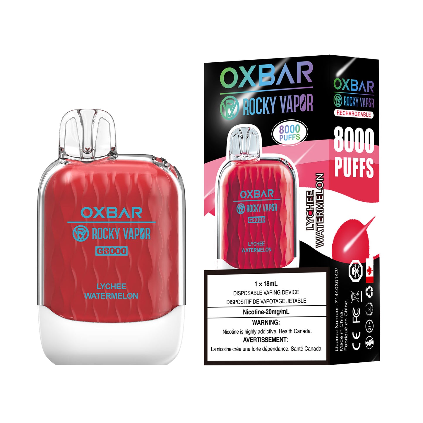 Rocky Vapor Oxbar G8000