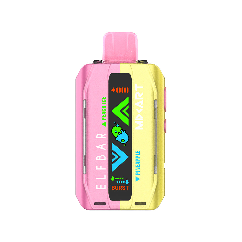 ELF BAR MIXART40K NEW FLAVOUR PINEAPPLE PEACH ICE AVAILABLE AT VAPES24.CA