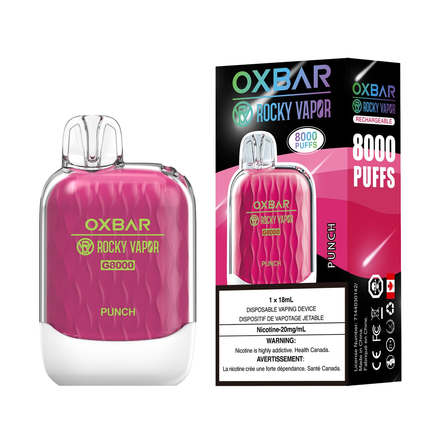 Rocky Vapor Oxbar G8000