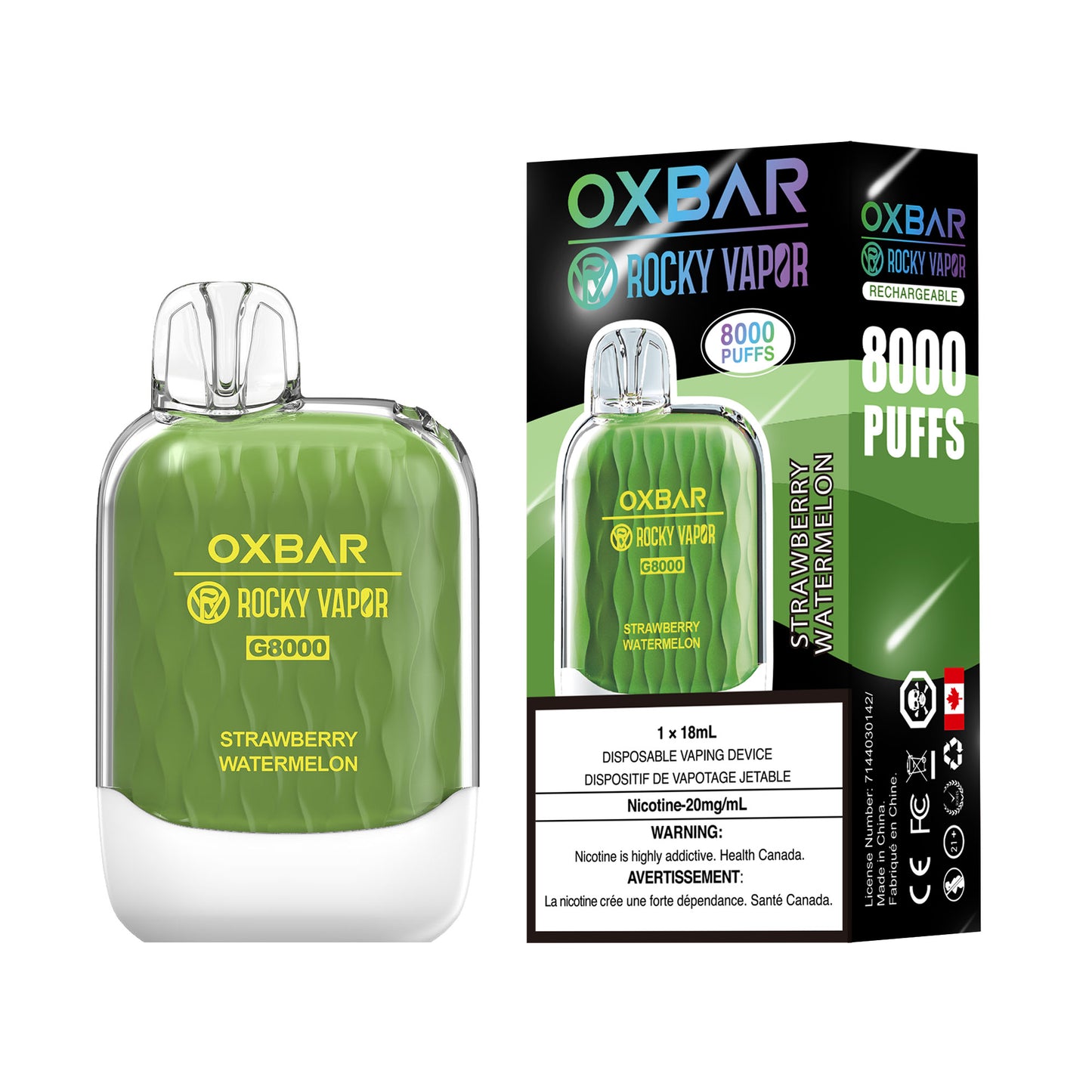 Rocky Vapor Oxbar G8000