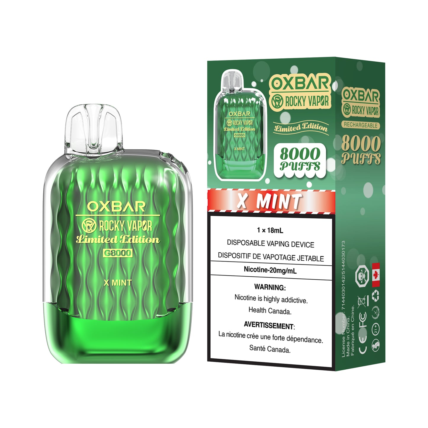 Rocky Vapor Oxbar G8000