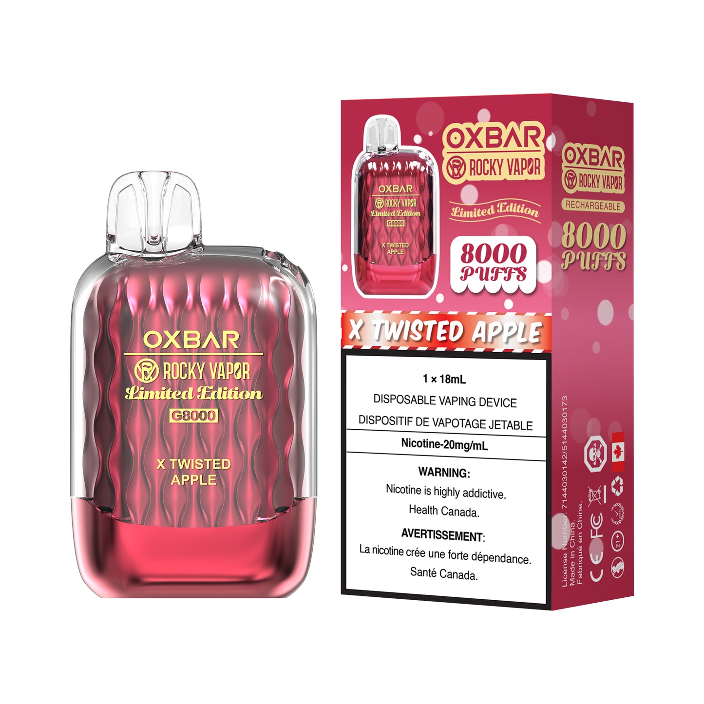 Rocky Vapor Oxbar G8000