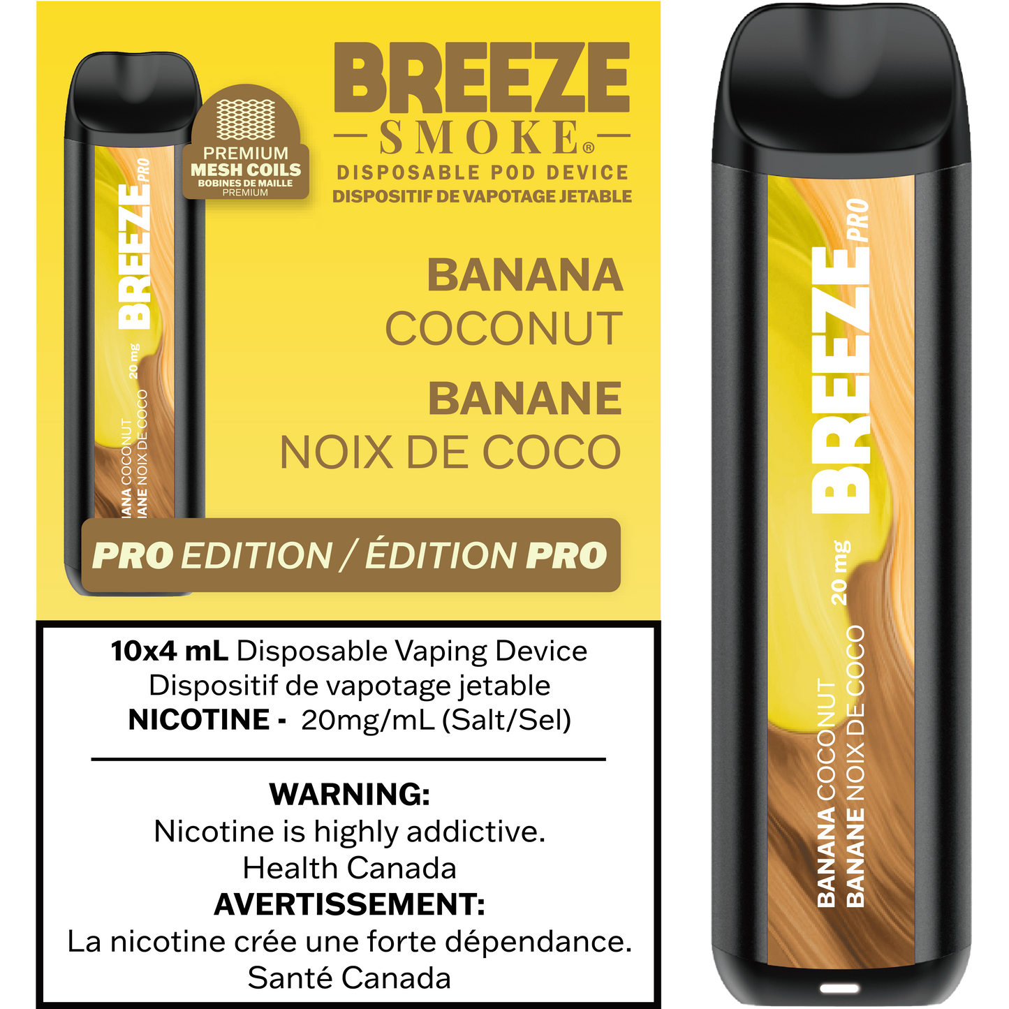 Breeze Pro 20mg 2000 Puffs