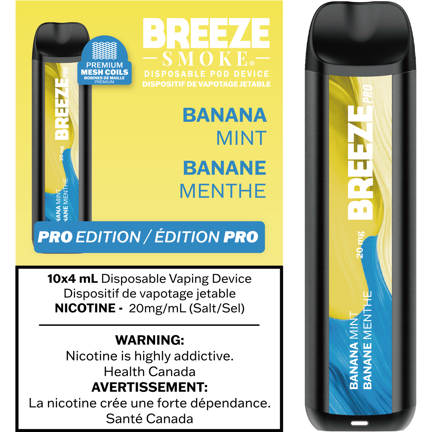 Breeze Pro 20mg 2000 Puffs