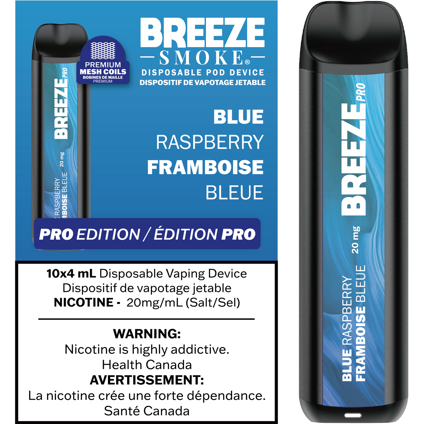 Breeze Pro 20mg 2000 Puffs