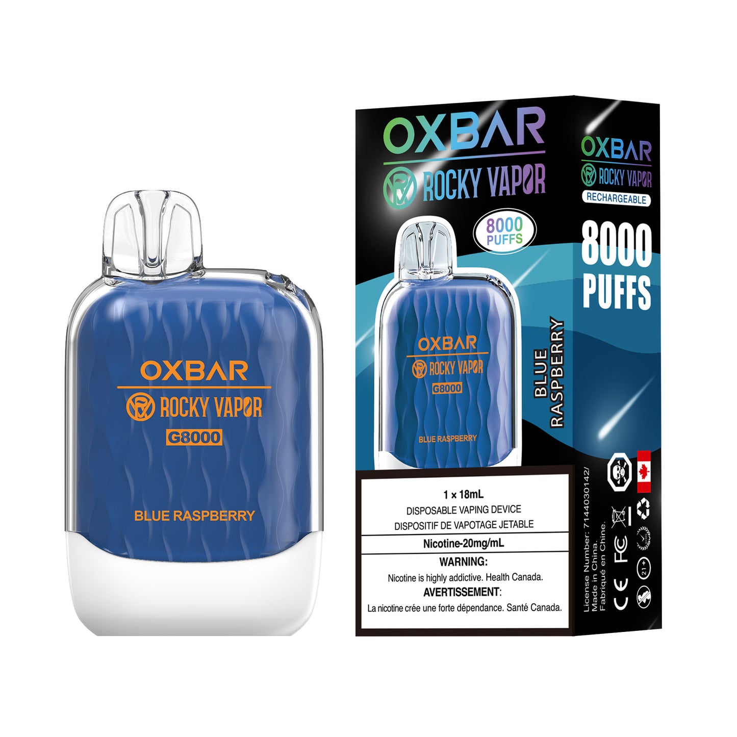 Rocky Vapor Oxbar G8000
