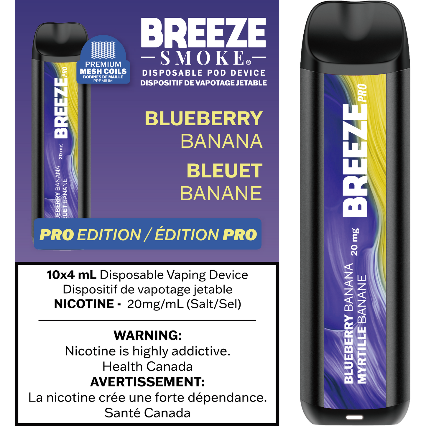 Breeze Pro 20mg 2000 Puffs