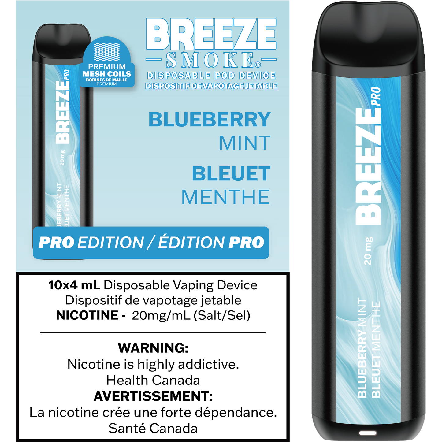 Breeze Pro 20mg 2000 Puffs