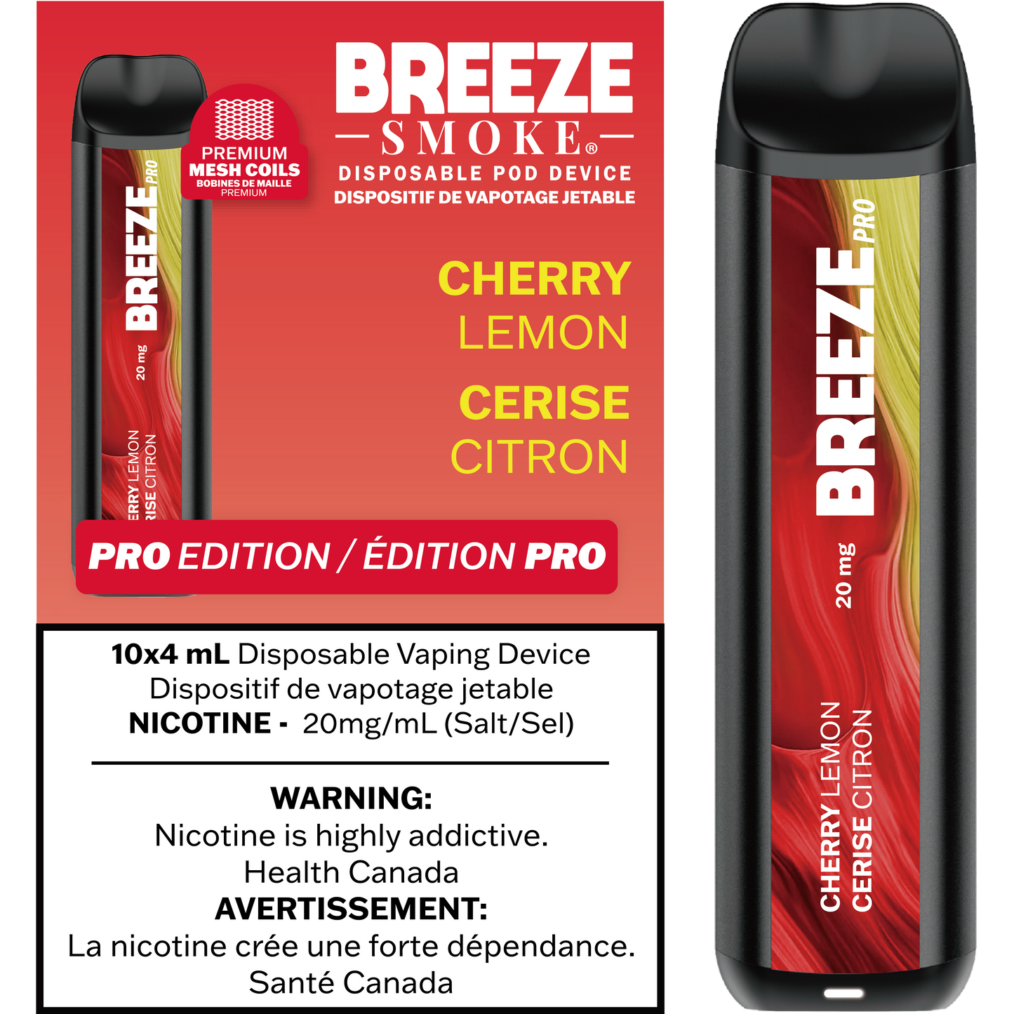 Breeze Pro 20mg 2000 Puffs
