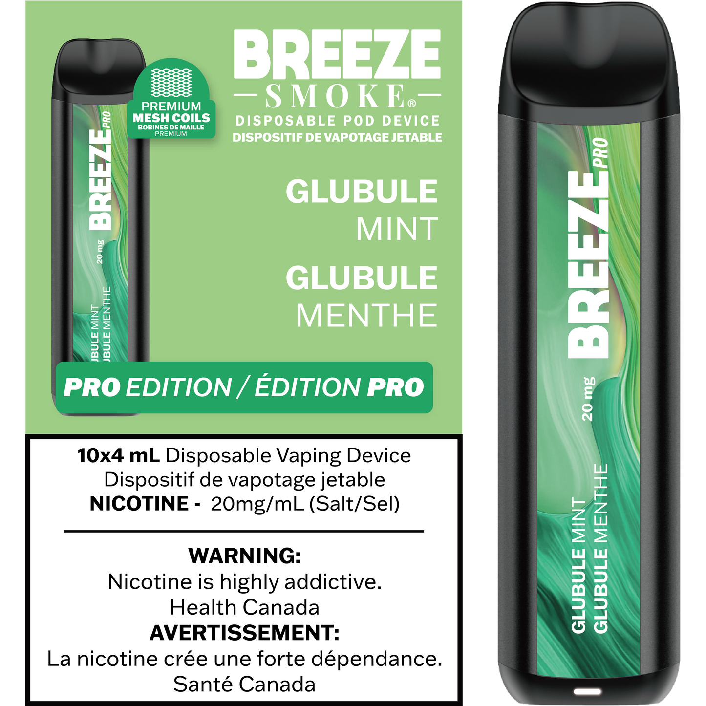 Breeze Pro 20mg 2000 Puffs