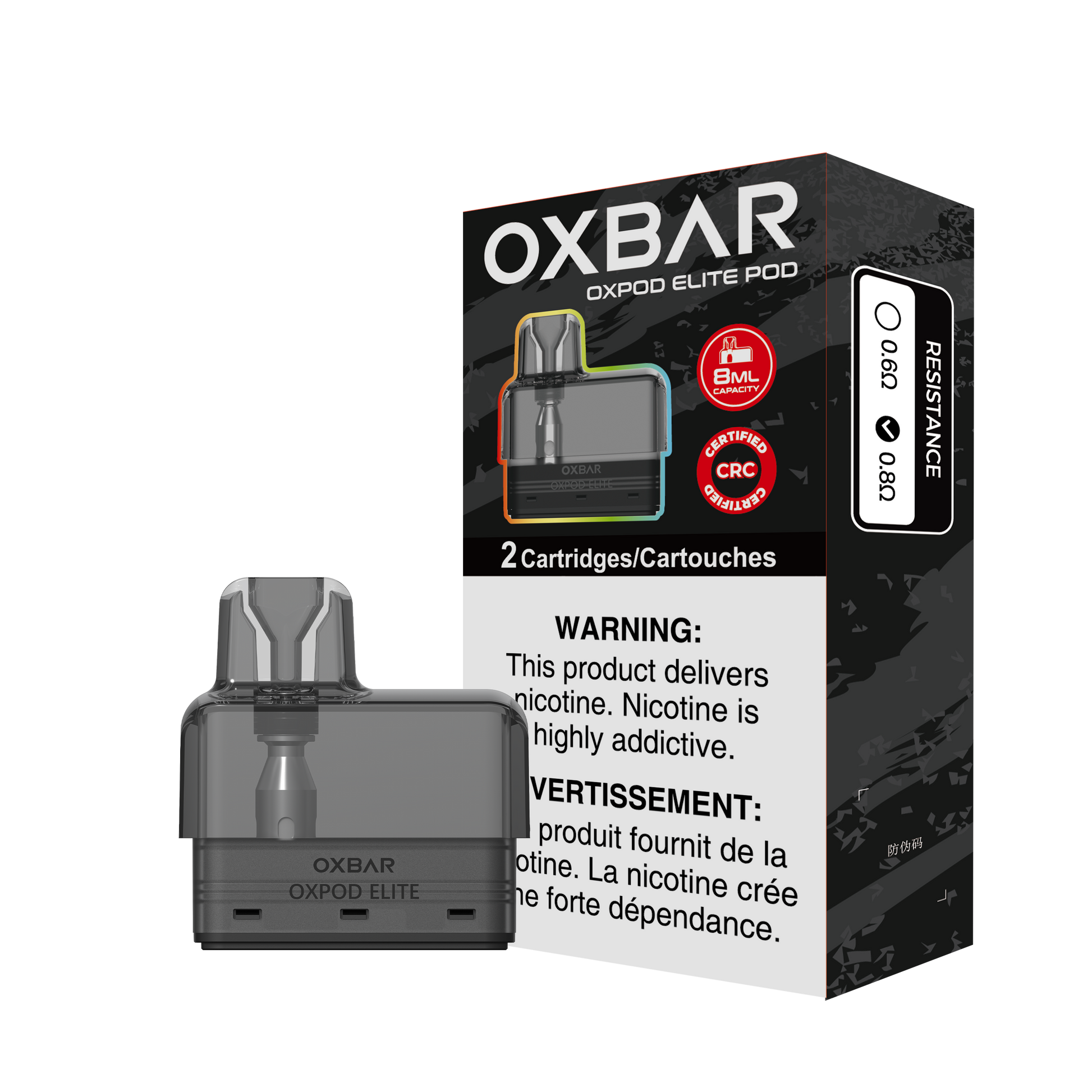 Oxbar oxpod elite pod vape pod refillable at vapes 24 Vape Store in Canada