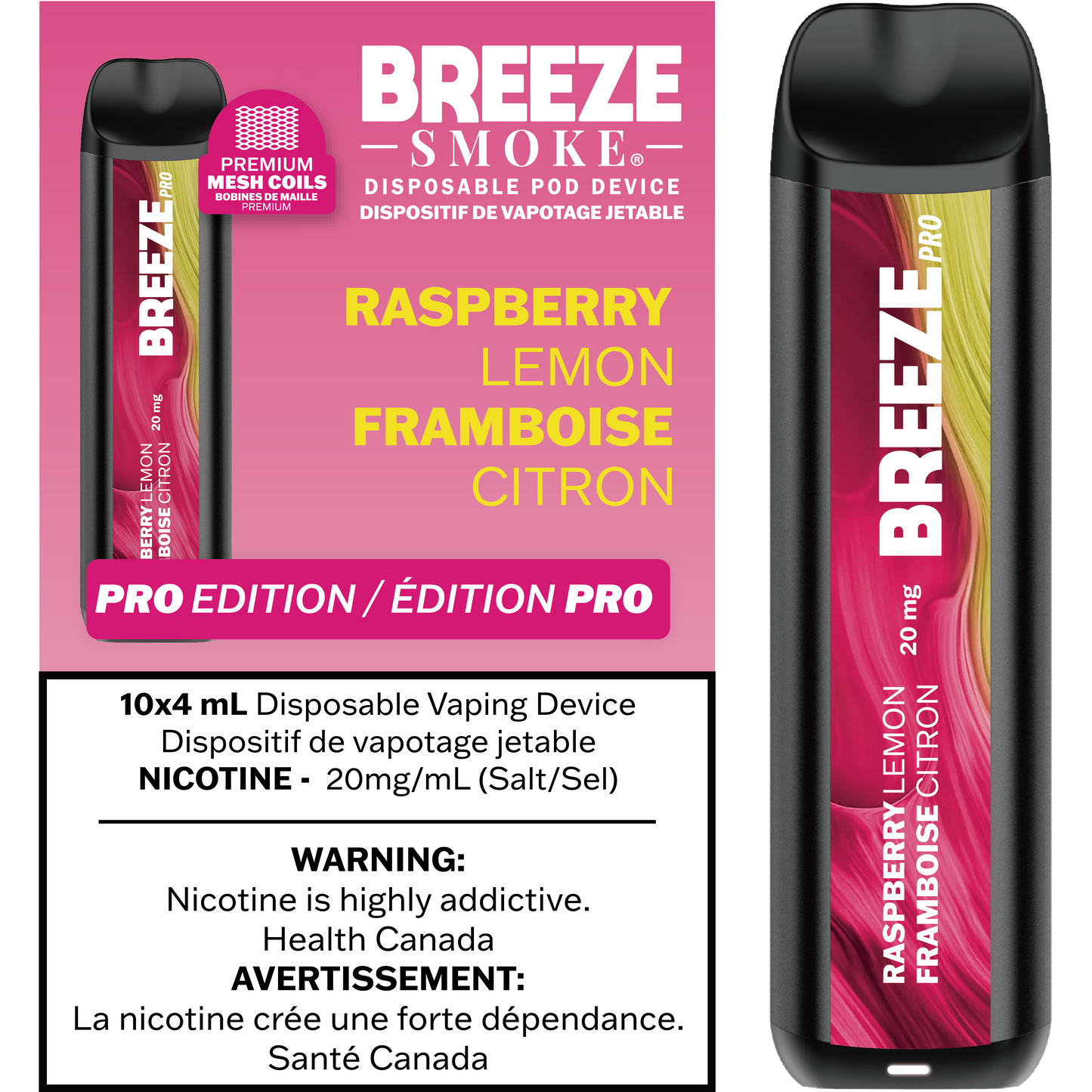 Breeze Pro 20mg 2000 Puffs