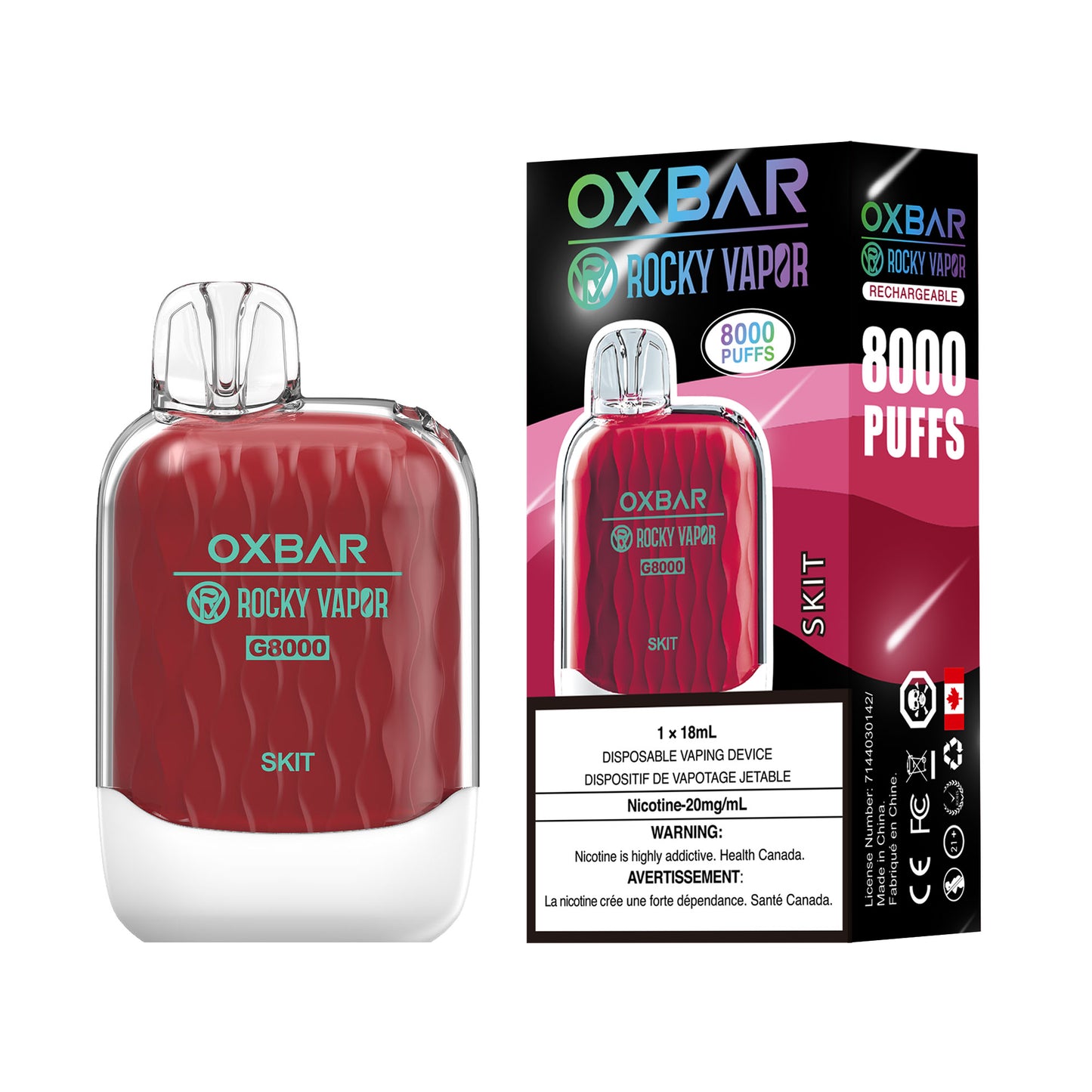Rocky Vapor Oxbar G8000