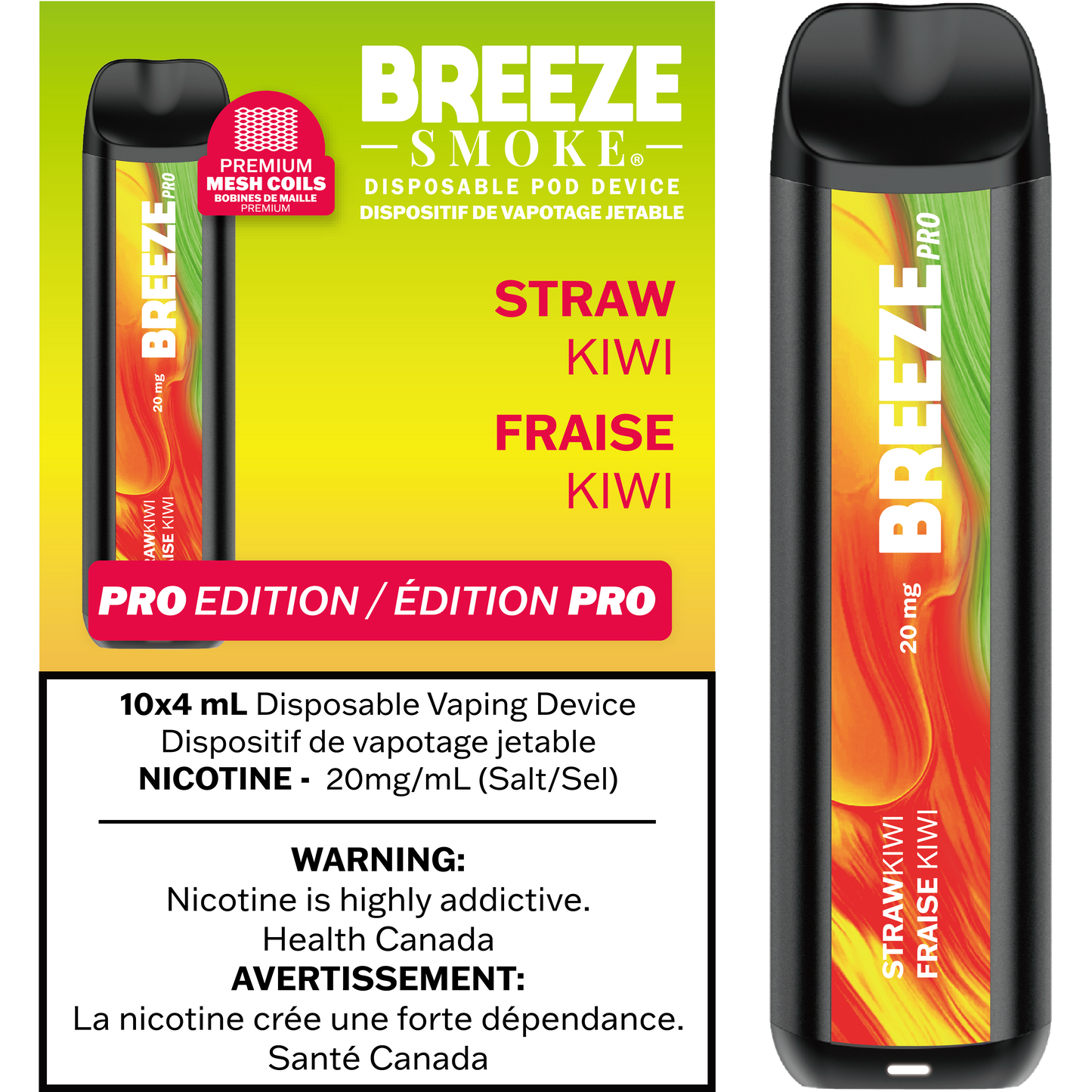 Breeze Pro 20mg 2000 Puffs