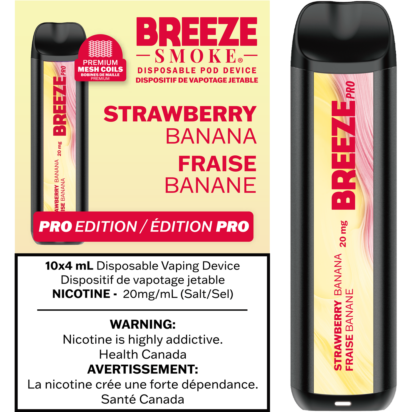 Breeze Pro 20mg 2000 Puffs